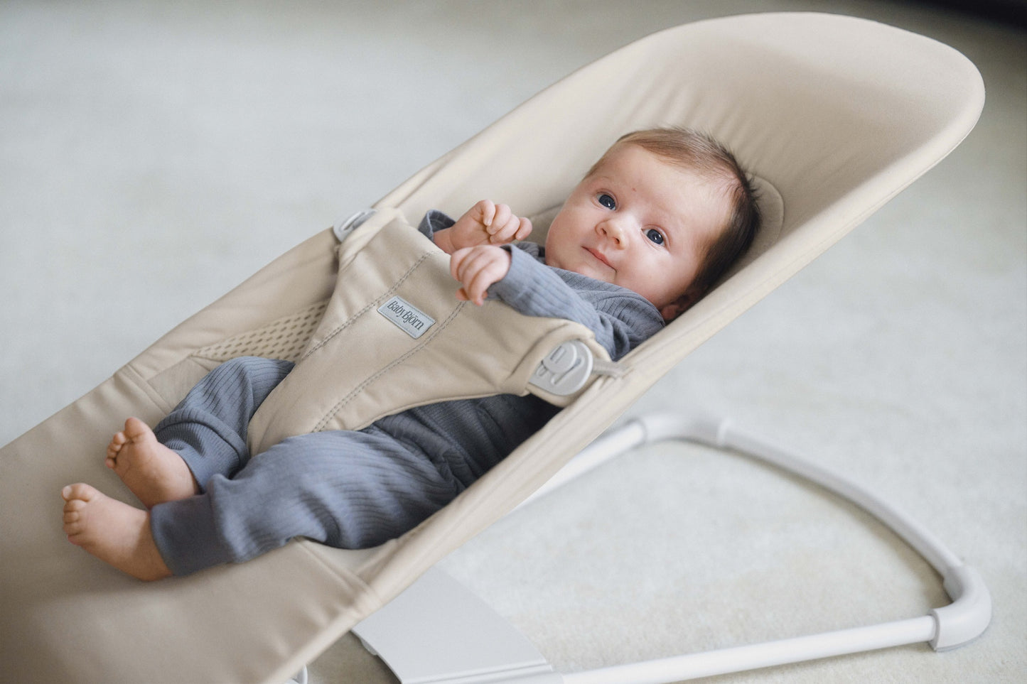 BabyBjörn Relax Balance Soft Lichtbeige Jersey Tri Fabric