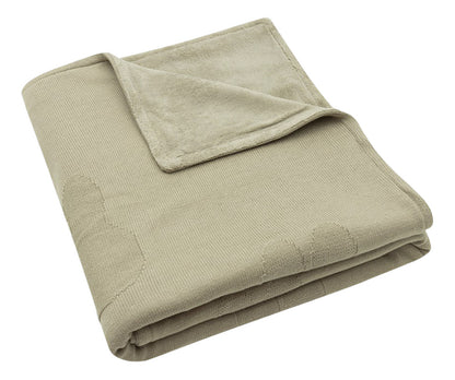 Jollein Deken voor bed Nijntje Olive Green Coral Fleece B 150 x L 100 cm