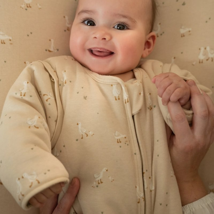 Little Dutch Winterslaapzak Newborn Naturals Little Goose TOG 2,6 Beige 60 cm