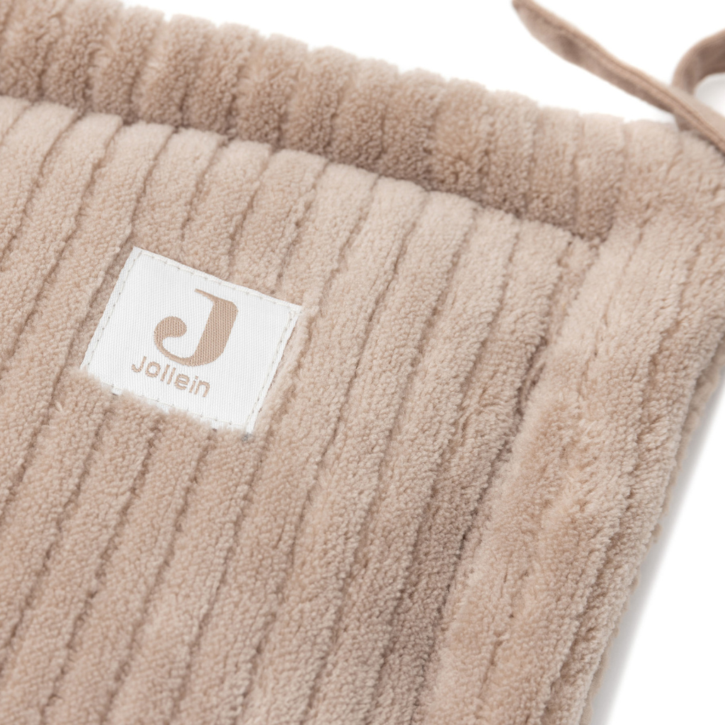 Jollein Parkomrander Cloudy Rib Milky Coffee 180 x 30 cm