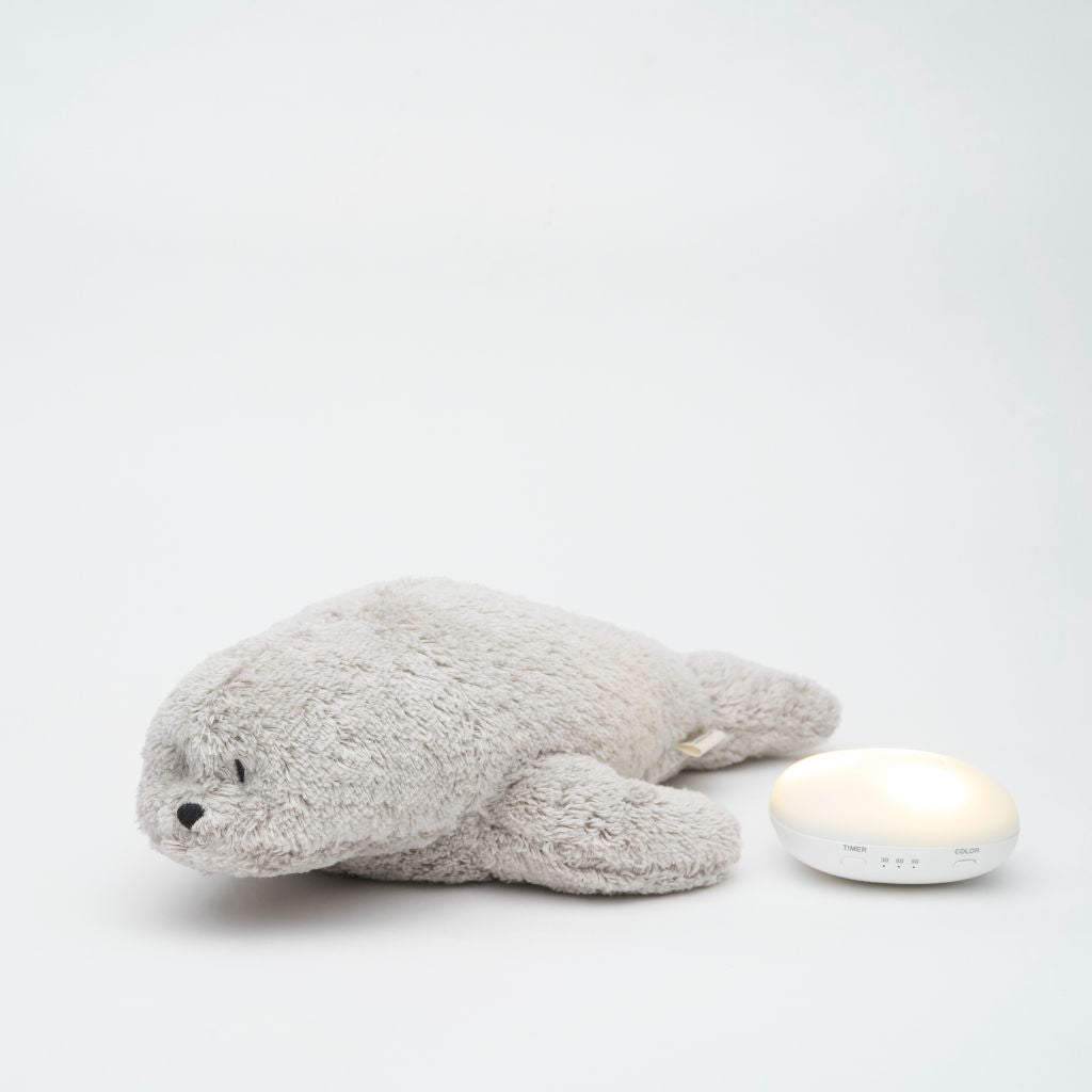 Moonie Peluche The Humming Seal Gray Natur 2.0