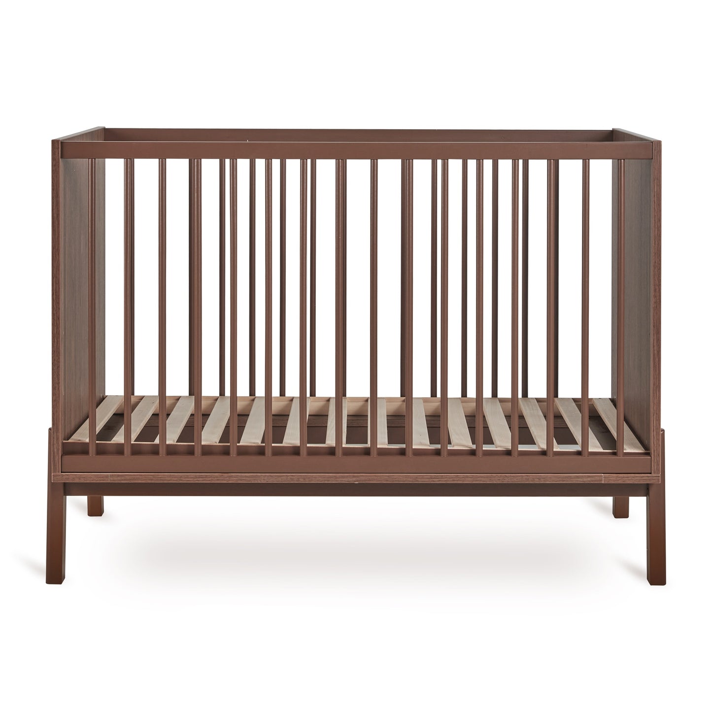 Quax Chambre de bébé 2 pièces (lit L 120 x Lg 60 cm + Commode avec rallonge) Ashi Chestnut