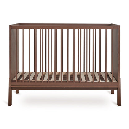 Quax Chambre de bébé 3 pièces (lit L 120 x Lg 60 cm + commode avec rallonge + armoire 2 portes) Ashi Chestnut