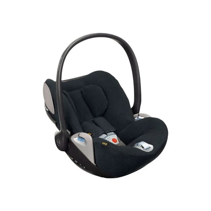 Ukje Autostoelhoes voor Cybex Draagbare autostoel Cloud Z/ Z2/ T Groep 0+ Zwart Wafeltje