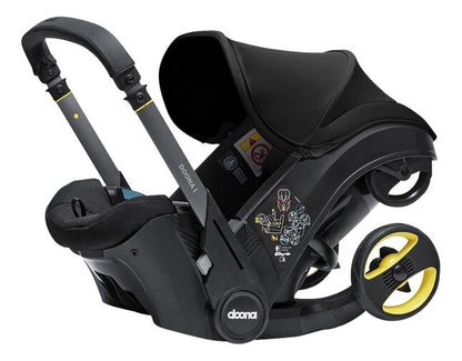 Doona Siège-auto portable transformable Infant Nitro Black Groupe 0+