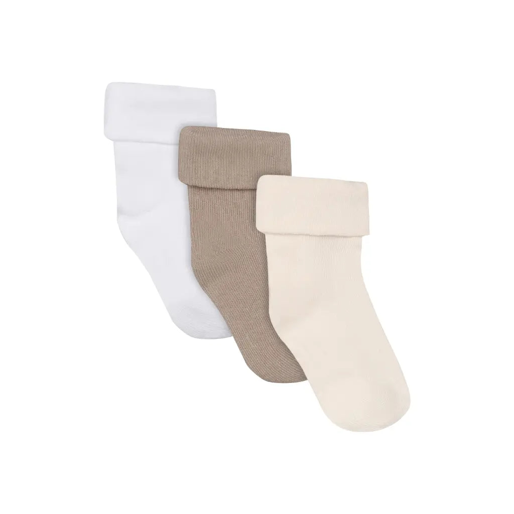 Noppies Sokken Oatmeal - 3 stuks