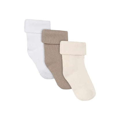 Noppies Sokken Oatmeal - 3 stuks