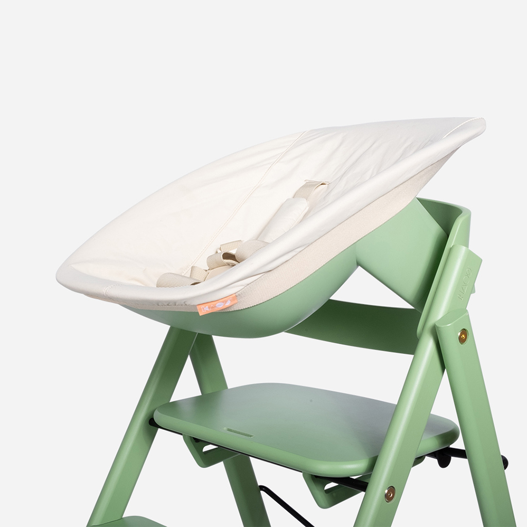 KAOS Zitje voor eetstoel Newborn Klapp groen