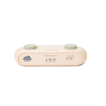 Cloud B Veilleuse/projecteur & Conteuse d'histoires CloudBox™ Bilingue beige