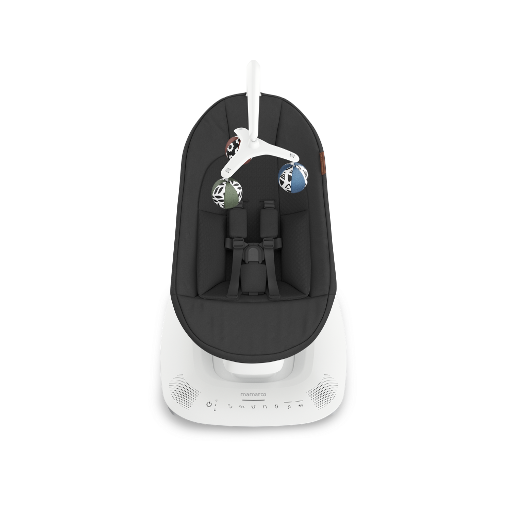 UPPAbaby Mamaroo Schommelstoel met inlegkussen Jake Charcoal