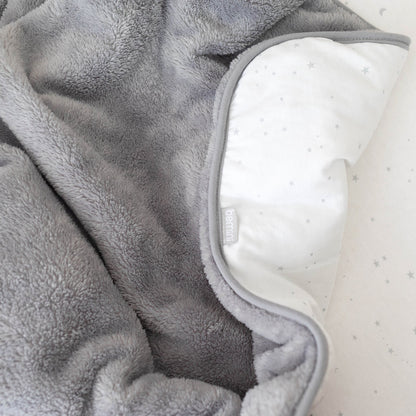 Bemini Deken voor wieg of park herfst/winter Stary grizou fleece/jersey
