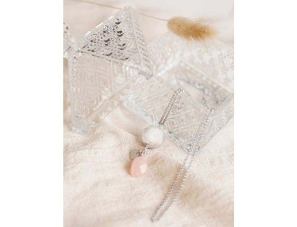 Proud Mama Collier Bola Quartz Rose
