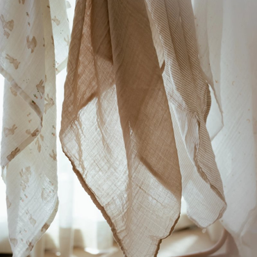 Little Dutch Tissu hydrophile Pure Soft Beige 120 cm