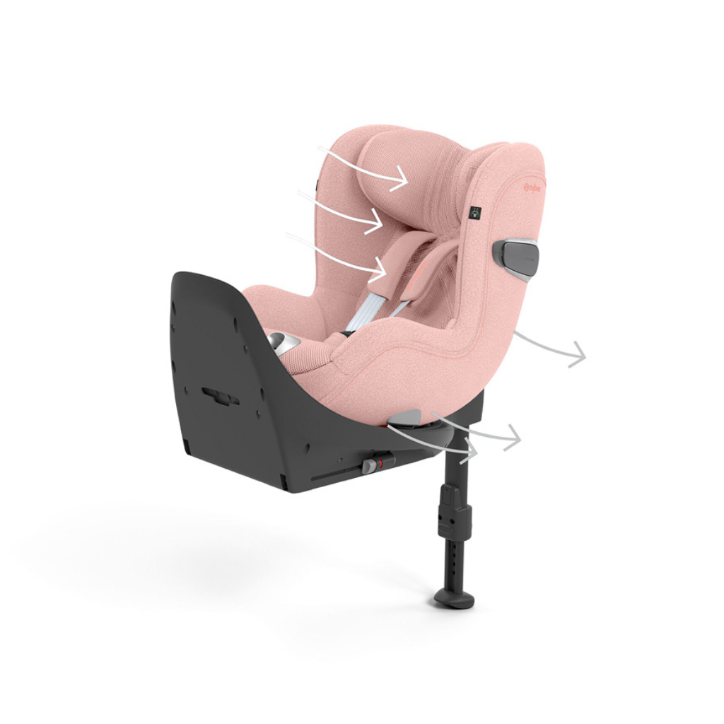 Cybex Autostoel Sirona T Plus i-Size Groep 0/1 Peach Pink