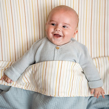 Little Dutch Draps pour berceau ou parc Vintage Sunny Stripes
