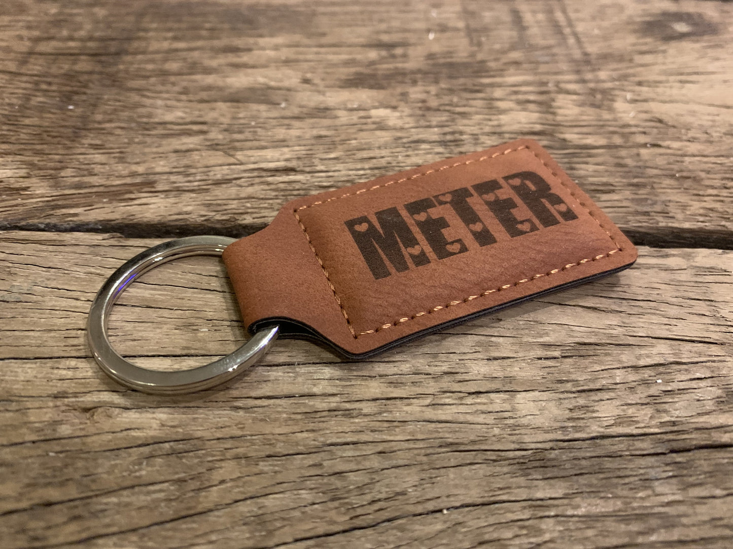 Dotti Porte-clés "Meter, jij bent de liefste" brun