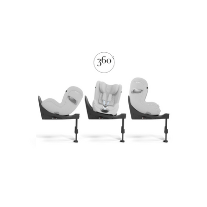 Cybex Siège-auto Sirona T Plus i-Size Groupe 0/1 Platinum White