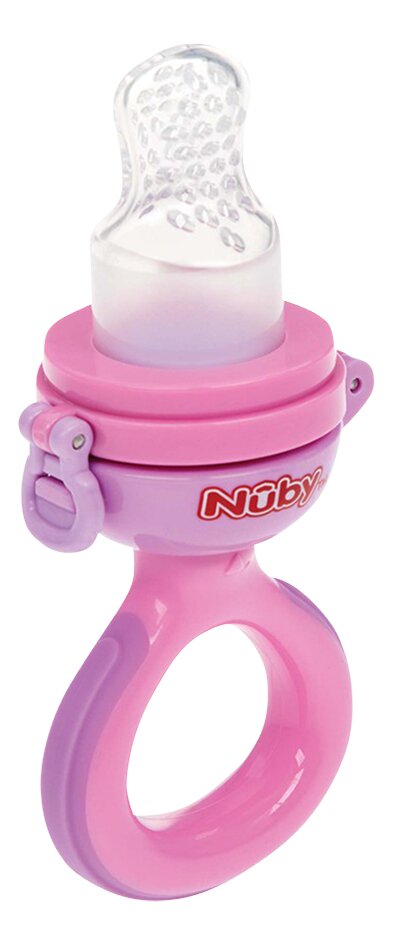 Nûby Grignoteur en silicone rose
