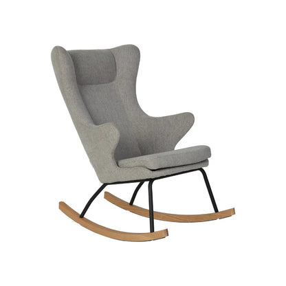 Quax Schommelstoel Rocking Chair De Luxe Adult Sand grey