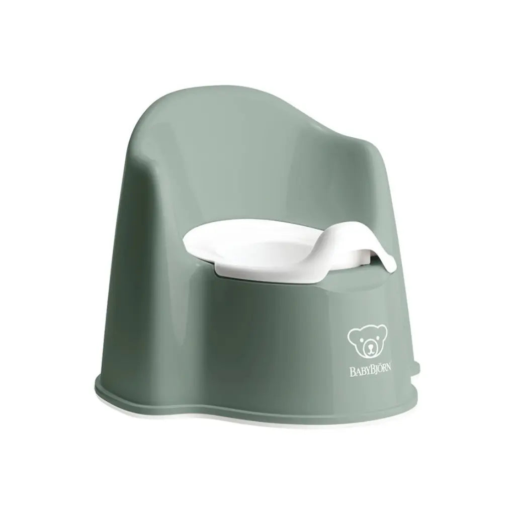 BabyBjörn Petit pot vert foncé/blanc