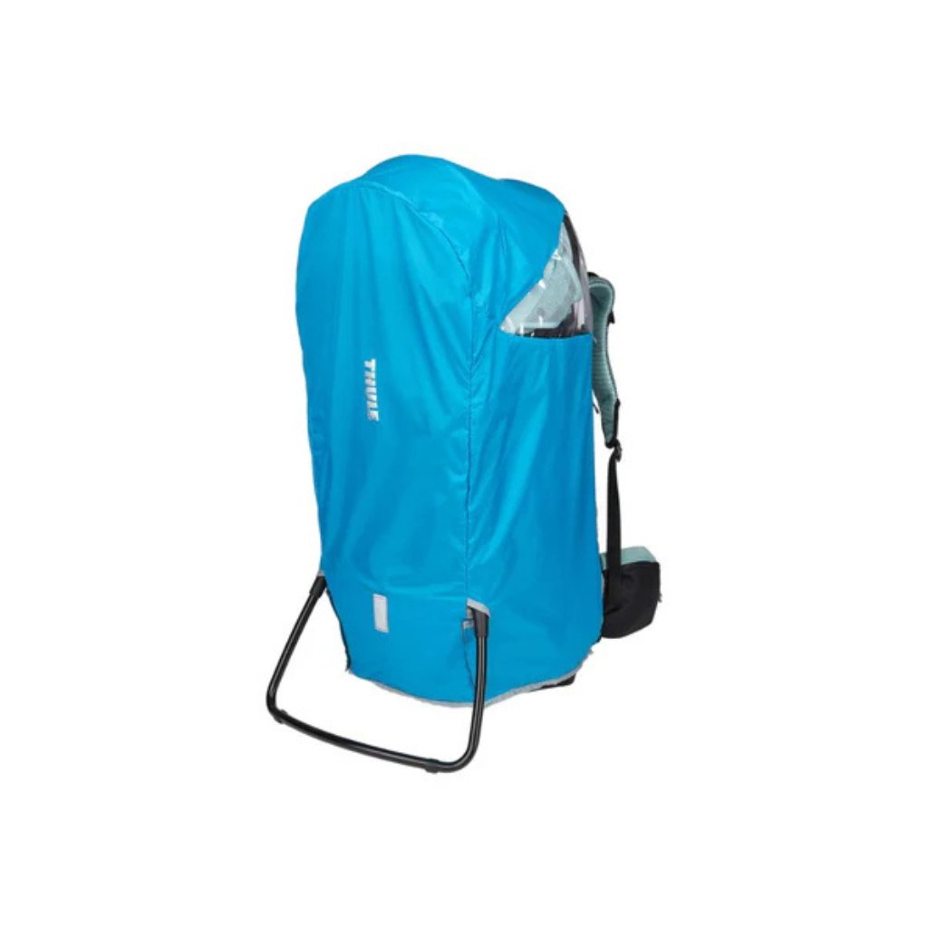 Thule Kinderdrager + regenhoes Sapling Agave/Blue