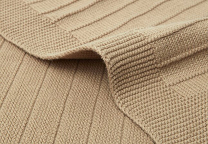 Jollein Couverture pour lit Pure Knit Biscuit