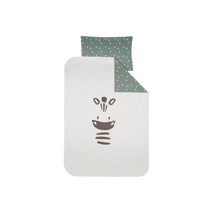 Dreambee Housse de couette pour lit Flo vert
