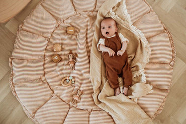 Play&Go Tapis d'éveil Cocoon Bloom Stripes Brown