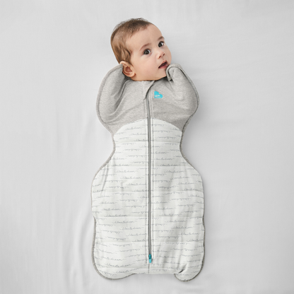 Love to Dream Sac d'emmaillotage / Sac de couchage d'hiver Swaddle Up TOG 2,5 White 60 cm