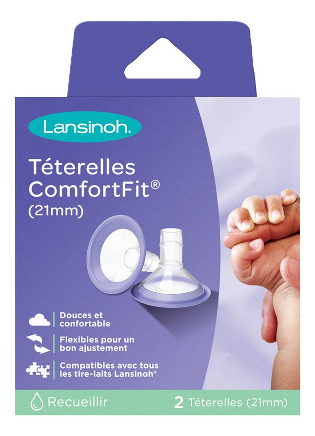 Lansinoh Téterelle Comfort Fit 21 mm - 2 pièces