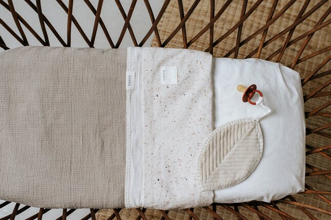 Koeka Couverture pour berceau ou parc Moonsand