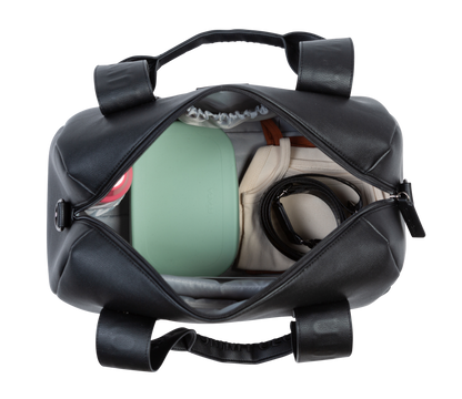 Childhome Sac à langer Mommy Club Simili Cuir noir