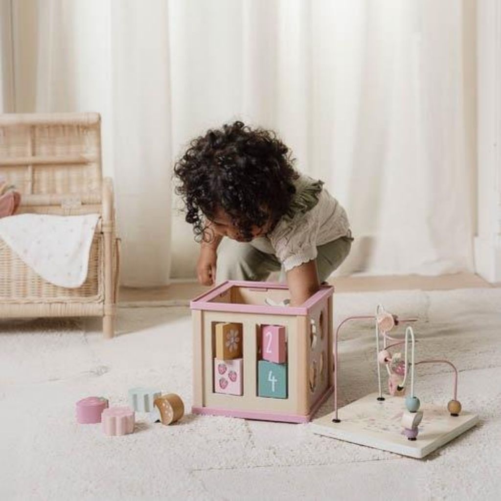 Little Dutch Cube d'activités en bois Fairy Garden