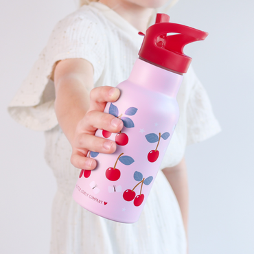 A little lovely company Gourde en acier inoxydable Cherries