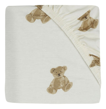 Jollein Drap-housse pour lit Teddy Bear Lg 60 x L 120 cm