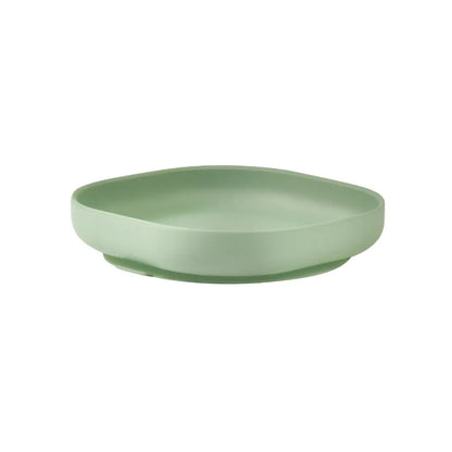 Béaba Siliconen bord met zuignap Sage Green