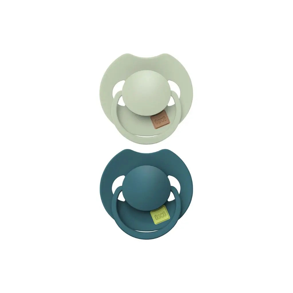 Difrax Sucette 6-18 mois LOVI Dynamic Prime Pistachio/Green - 2 pièces