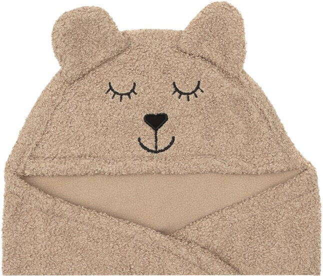 Jollein Couverture enveloppante Bear Boucle Biscuit