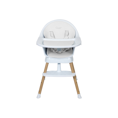 Quax Eetstoel evolutief Ultimo 3 Luxe White-Natural