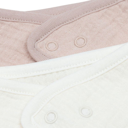 Jollein Bavoir bandana Wild Rose/Oatmeal - 2 pièces