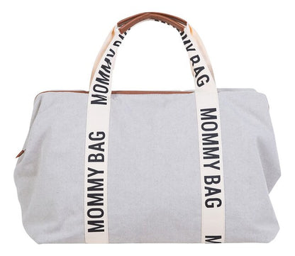 Childhome Sac à langer Mommy Bag Signature Canvas écru