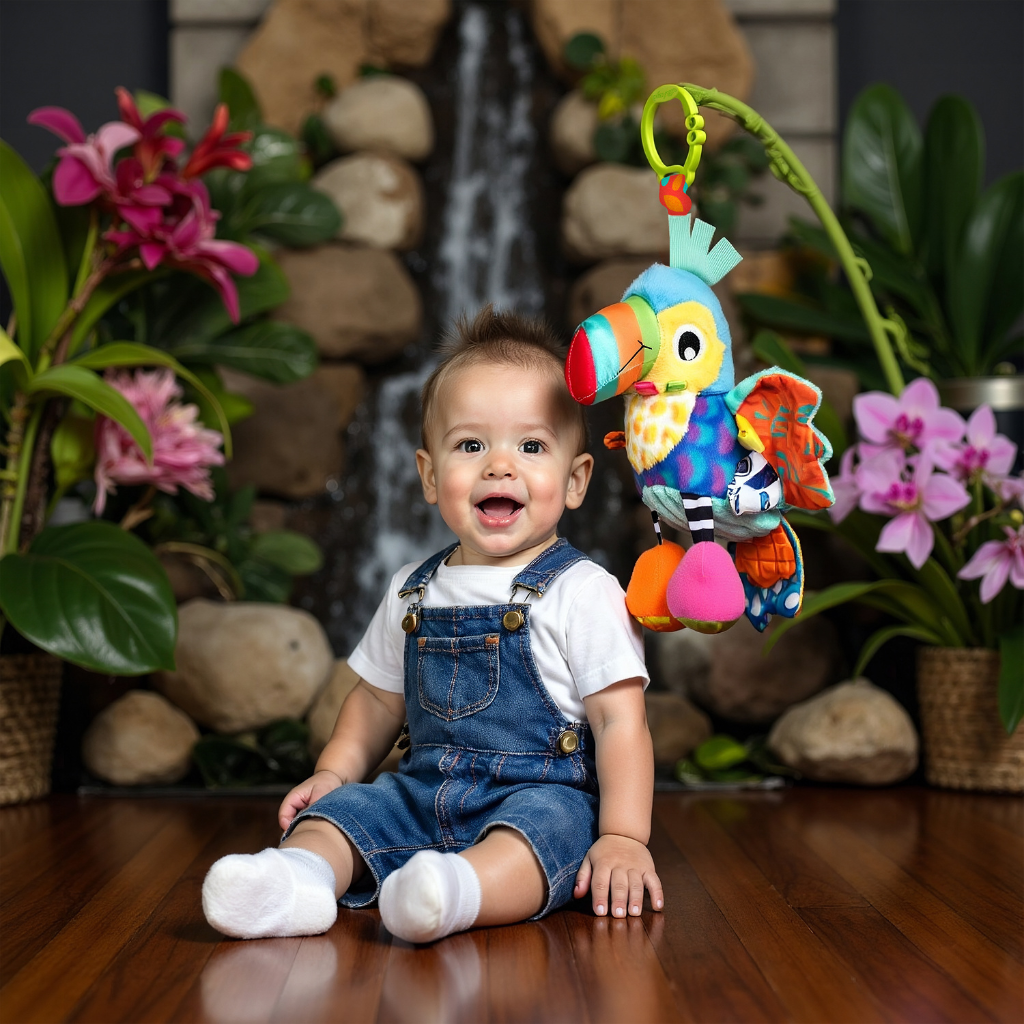 Playgro Jouet d'activités Tamika Toucan