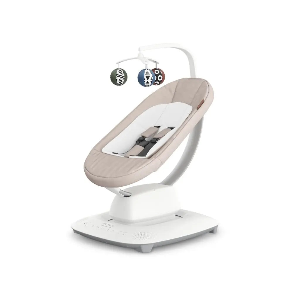 UPPAbaby Mamaroo Schommelstoel met inlegkussen Charlie Sand