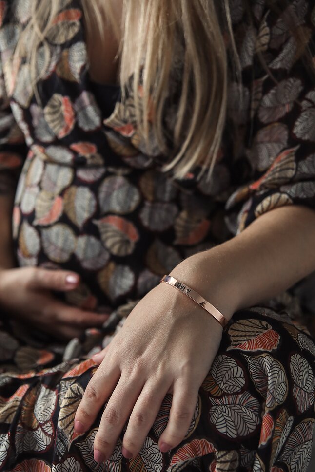 Proud Mama Bracelet Bangle argenté