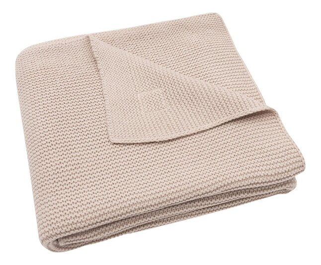 Jollein Couverture pour berceau ou parc Basic Knit Wildrose
