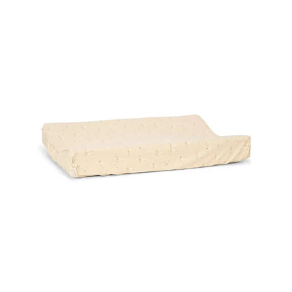Little Dutch Housse pour matelas à langer Newborn Naturals Little Goose Beige