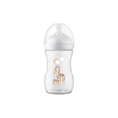 Philips AVENT Zuigfles Natural Response Giraf transparant 260 ml