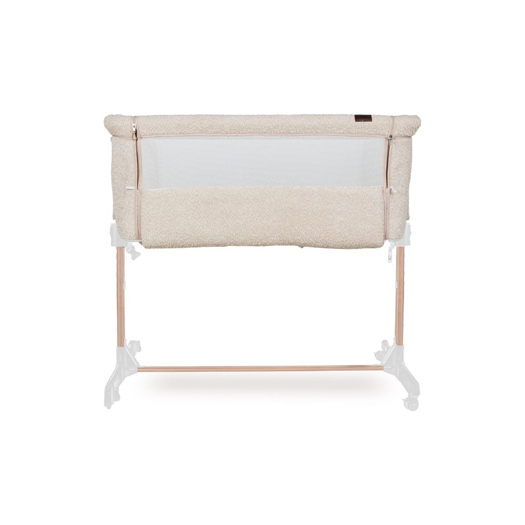 Quax Co-sleeper Side-by-Side Sheep hout  incl matras 50x84cm afnb bekleding