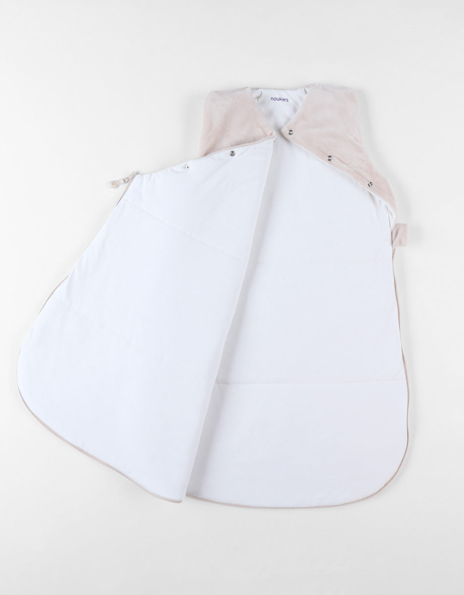 Noukie's Winterslaapzak Bali, Moka & Snow TOG 2,0-3,5 Beige 70 cm