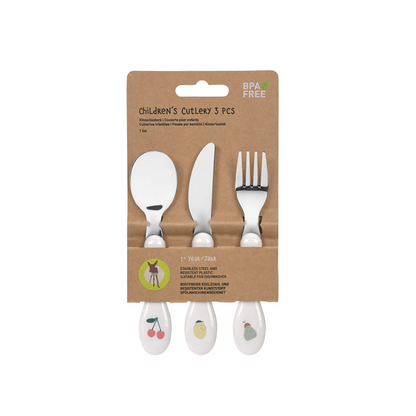 Lässig Vork, lepel en mes Happy Fruits
